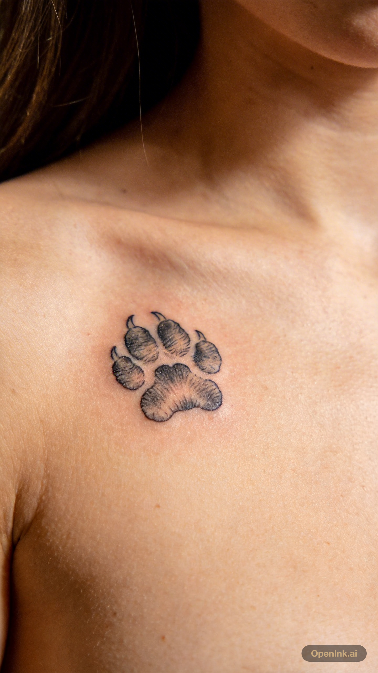 Paw print tattoo inspiration