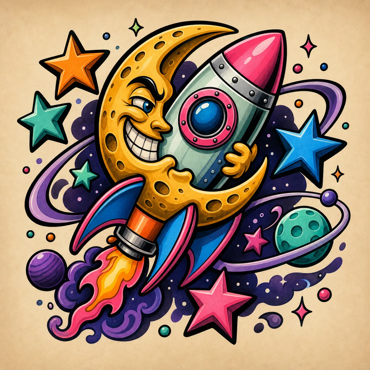 Space, Fantasy und surreale Objekte New School